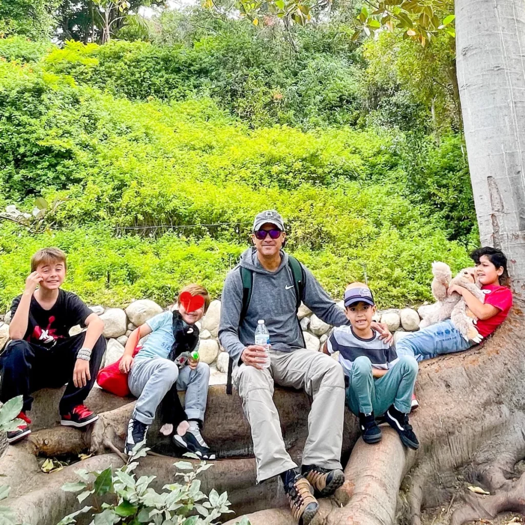 A group of students on a field trip.
